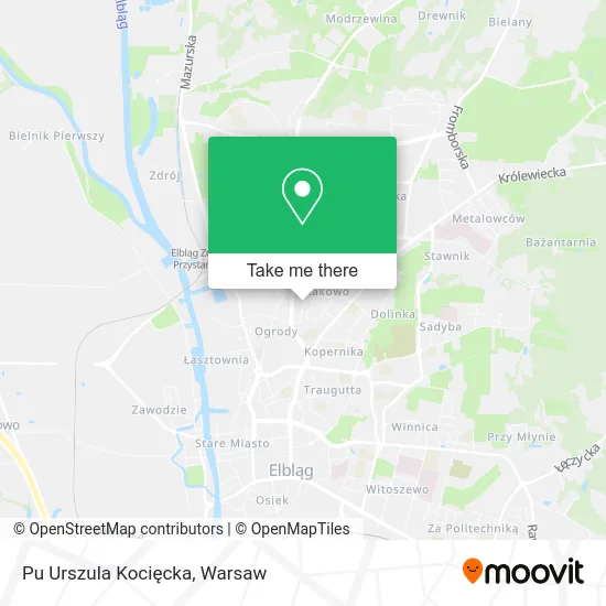 Pu Urszula Kocięcka map