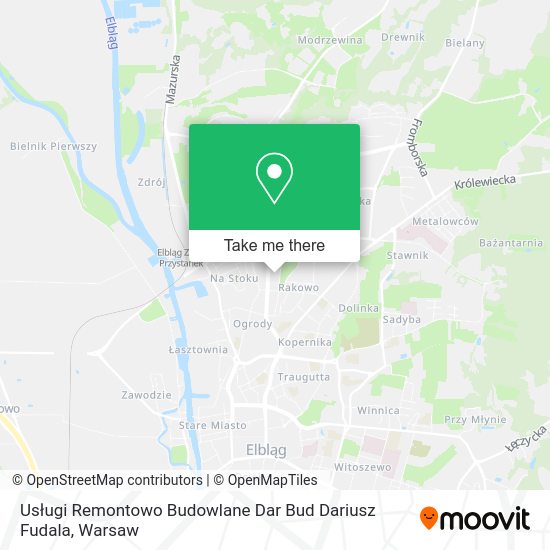 Usługi Remontowo Budowlane Dar Bud Dariusz Fudala map