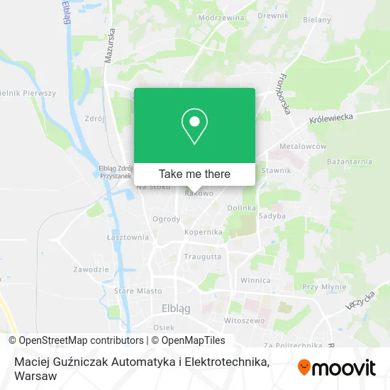 Карта Maciej Guźniczak Automatyka i Elektrotechnika
