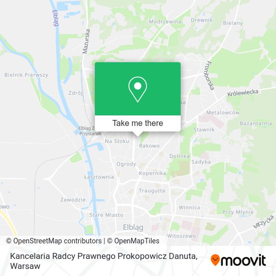 Kancelaria Radcy Prawnego Prokopowicz Danuta map