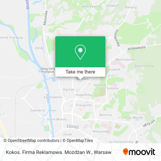 Kokos. Firma Reklamowa. Możdżan W. map