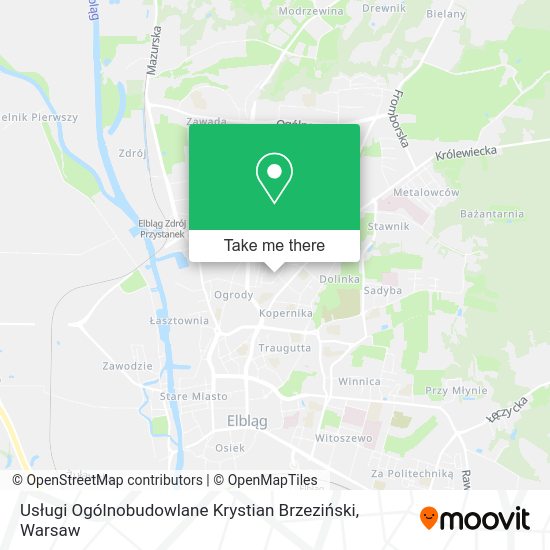 Usługi Ogólnobudowlane Krystian Brzeziński map