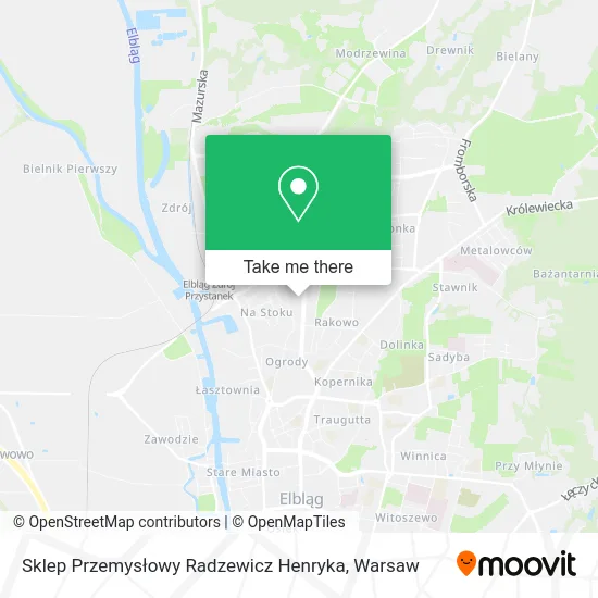 Sklep Przemysłowy Radzewicz Henryka map