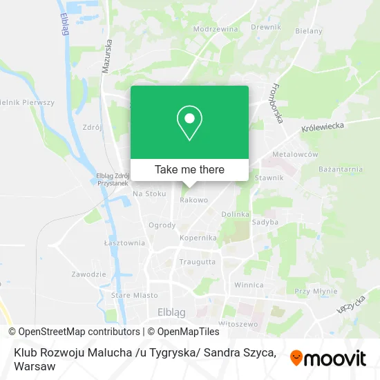 Klub Rozwoju Malucha /u Tygryska/ Sandra Szyca map