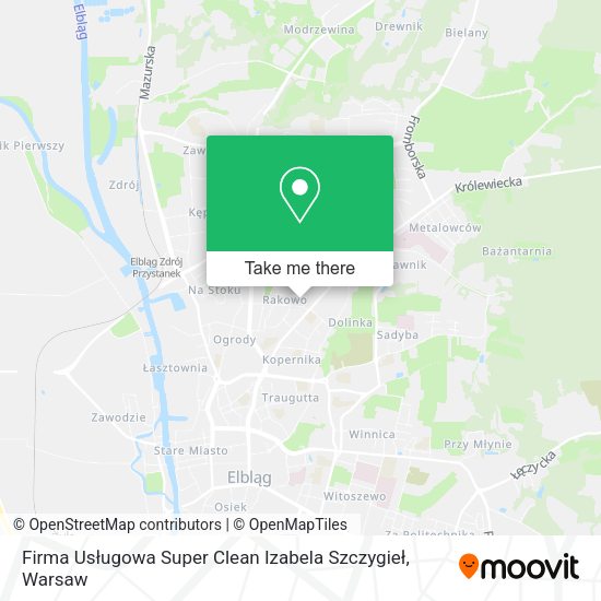 Firma Usługowa Super Clean Izabela Szczygieł map