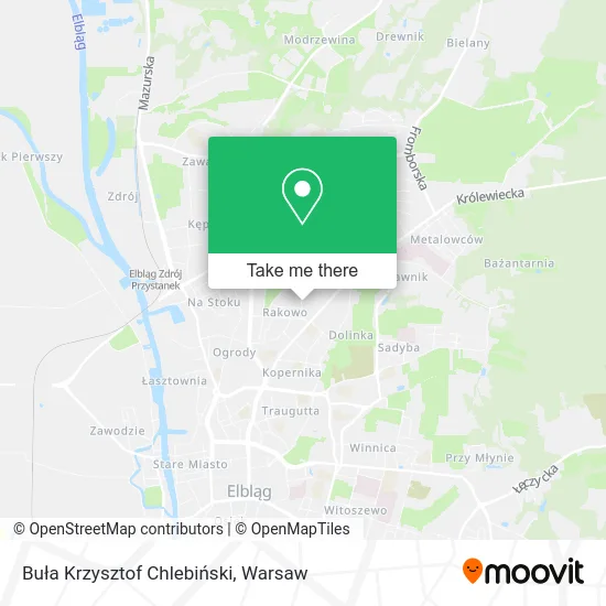 Buła Krzysztof Chlebiński map