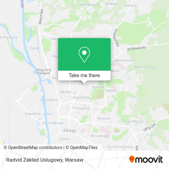 Radvid Zaklad Uslugowy map