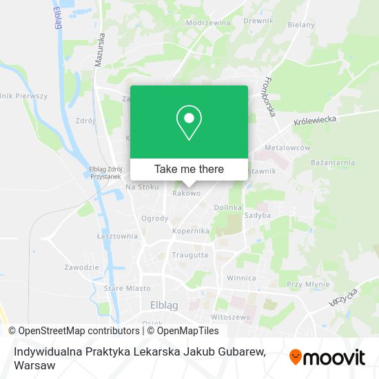 Indywidualna Praktyka Lekarska Jakub Gubarew map