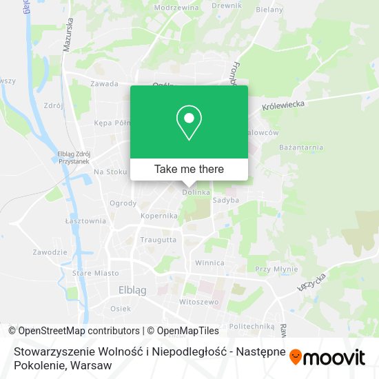 Stowarzyszenie Wolność i Niepodległość - Następne Pokolenie map