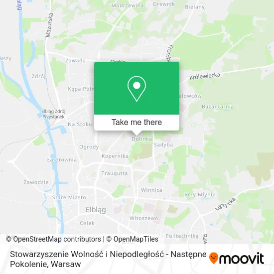 Карта Stowarzyszenie Wolność i Niepodległość - Następne Pokolenie
