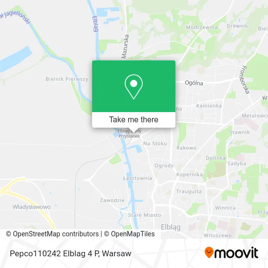 Карта Pepco110242 Elblag 4 P