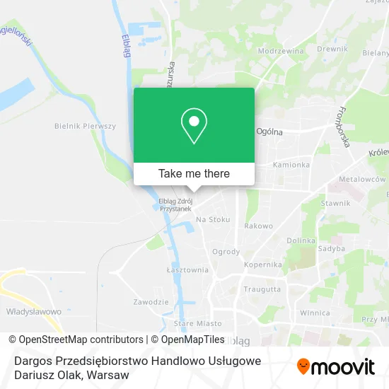 Dargos Przedsiębiorstwo Handlowo Usługowe Dariusz Olak map