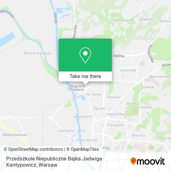 Przedszkole Niepubliczne Bajka Jadwiga Kantypowicz map