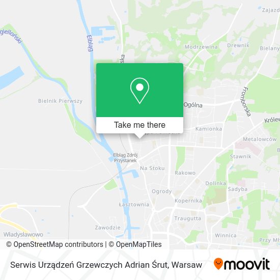 Serwis Urządzeń Grzewczych Adrian Śrut map