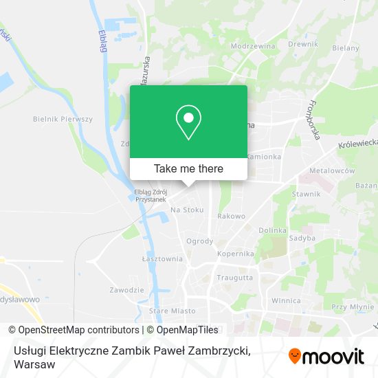 Usługi Elektryczne Zambik Paweł Zambrzycki map