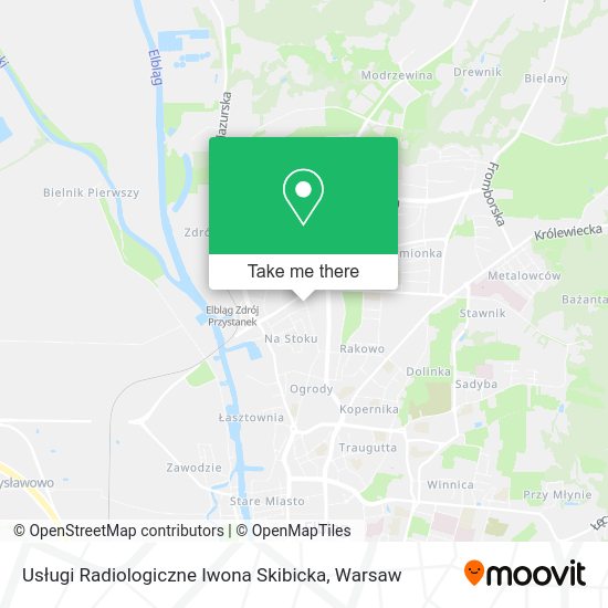 Usługi Radiologiczne Iwona Skibicka map