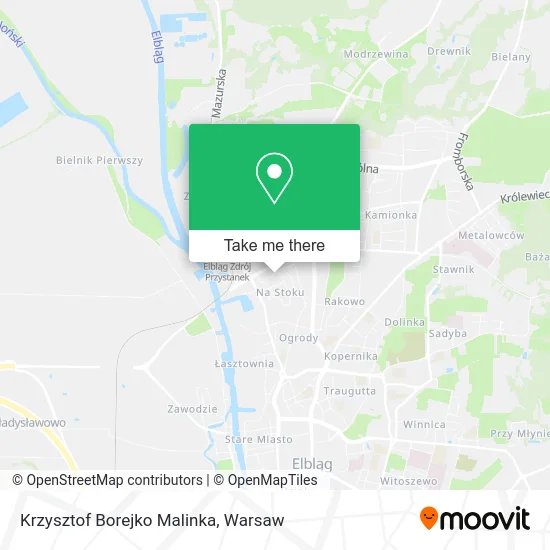 Krzysztof Borejko Malinka map