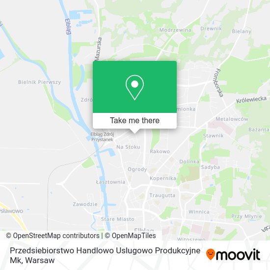 Przedsiebiorstwo Handlowo Uslugowo Produkcyjne Mk map