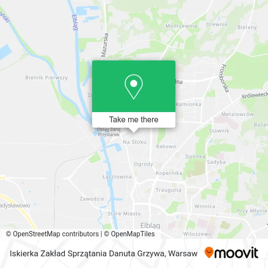 Карта Iskierka Zakład Sprzątania Danuta Grzywa