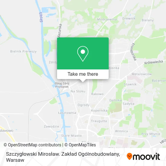 Карта Szczygłowski Mirosław. Zakład Ogólnobudowlany