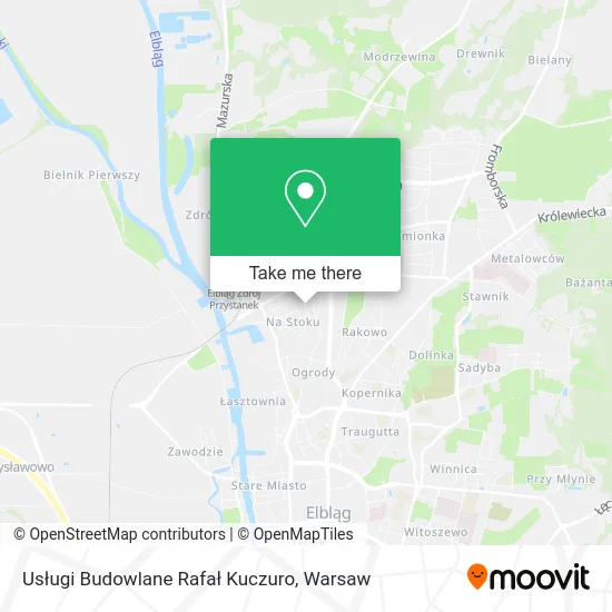 Usługi Budowlane Rafał Kuczuro map