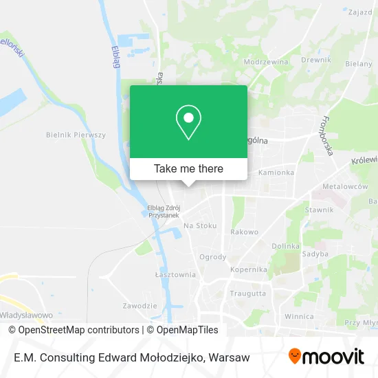 E.M. Consulting Edward Mołodziejko map