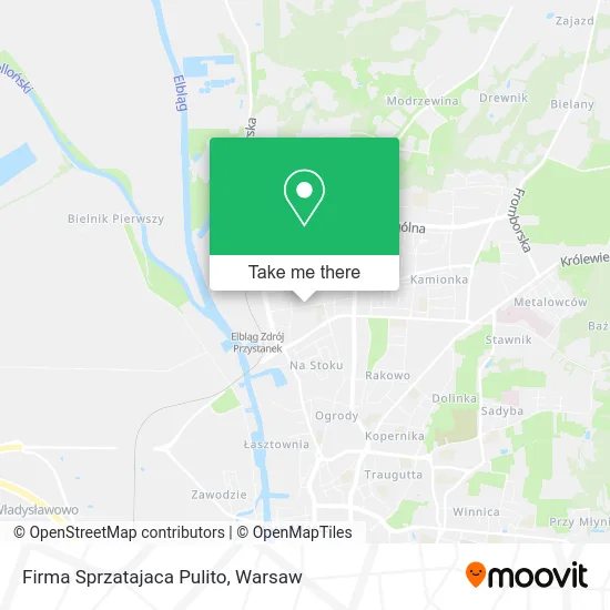 Firma Sprzatajaca Pulito map