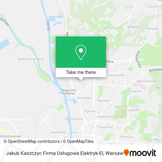 Jakub Kaszczyc Firma Usługowa Elektryk-El map