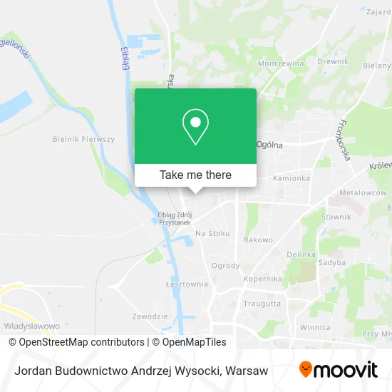 Jordan Budownictwo Andrzej Wysocki map