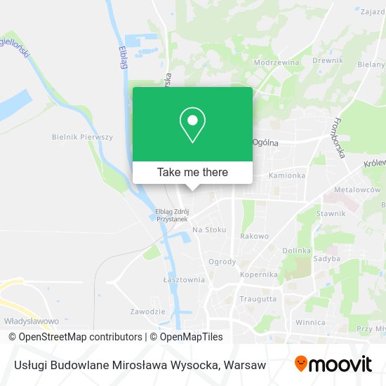 Usługi Budowlane Mirosława Wysocka map