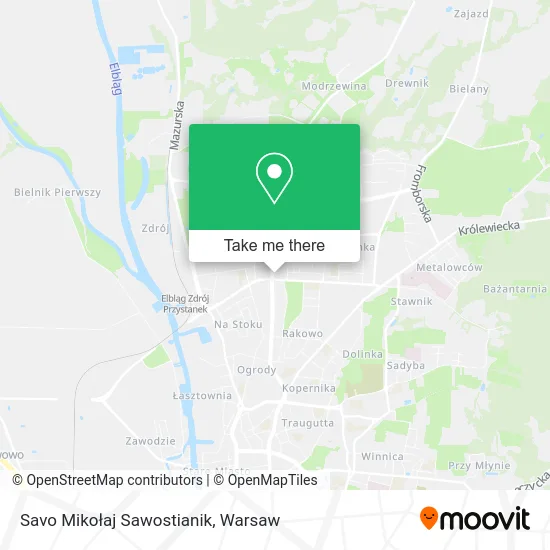 Savo Mikołaj Sawostianik map
