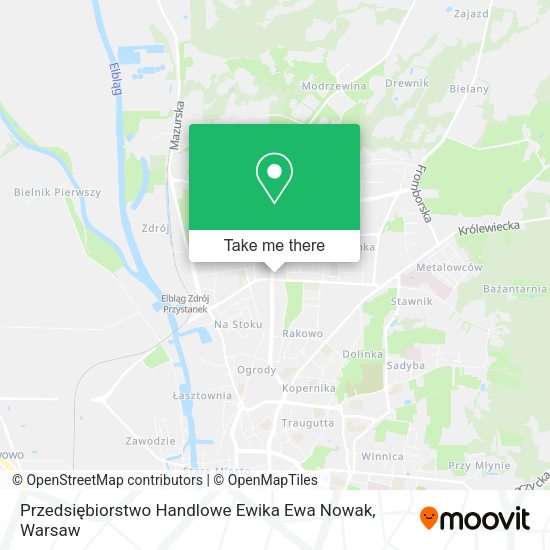 Przedsiębiorstwo Handlowe Ewika Ewa Nowak map