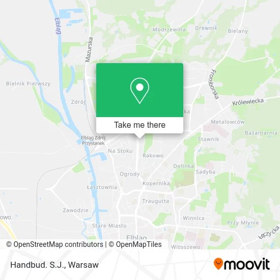 Handbud. S.J. map