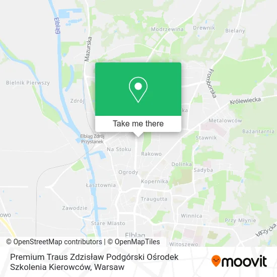 Premium Traus Zdzisław Podgórski Ośrodek Szkolenia Kierowców map