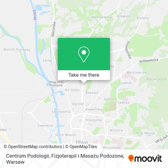 Centrum Podologii, Fizjoterapii i Masażu Podozone map