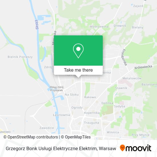 Grzegorz Bonk Usługi Elektryczne Elektrim map