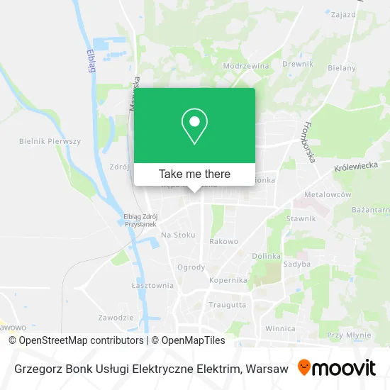 Grzegorz Bonk Usługi Elektryczne Elektrim map