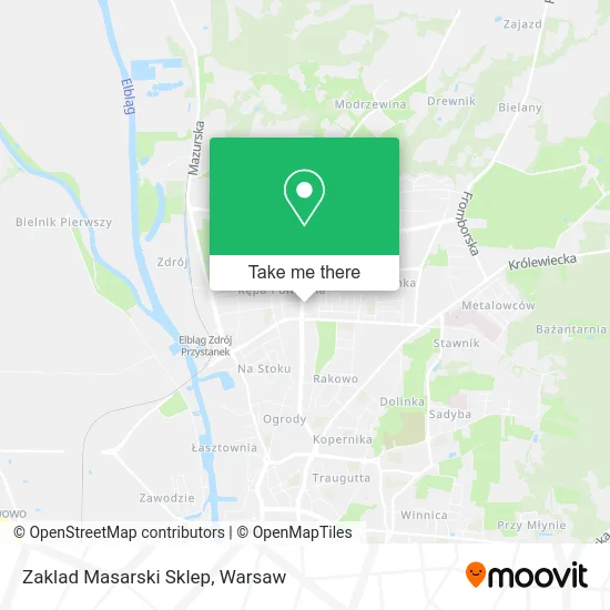 Карта Zaklad Masarski Sklep