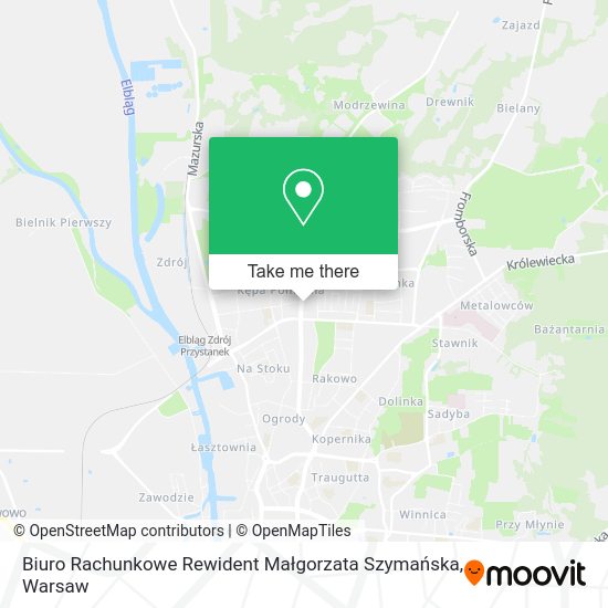 Biuro Rachunkowe Rewident Małgorzata Szymańska map