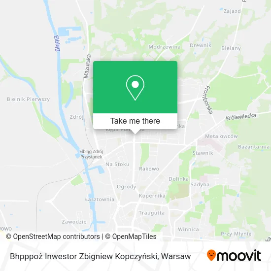 Bhpppoż Inwestor Zbigniew Kopczyński map
