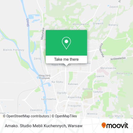 Amako. Studio Mebli Kuchennych map