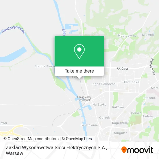 Карта Zakład Wykonawstwa Sieci Elektrycznych S.A.