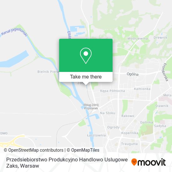 Przedsiebiorstwo Produkcyjno Handlowo Uslugowe Zaks map