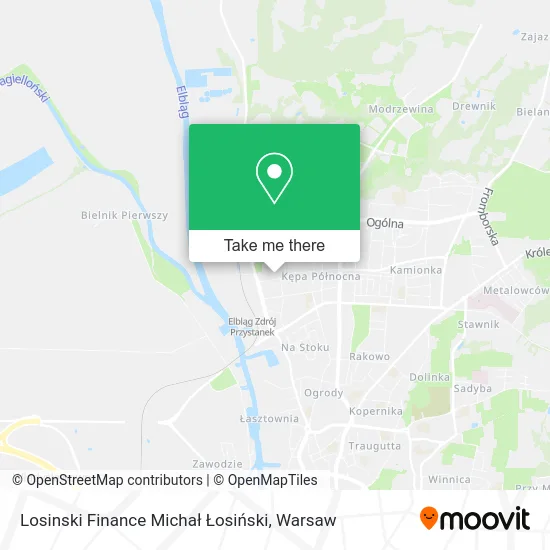 Losinski Finance Michał Łosiński map
