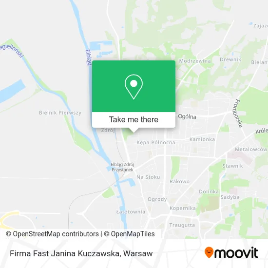 Firma Fast Janina Kuczawska map