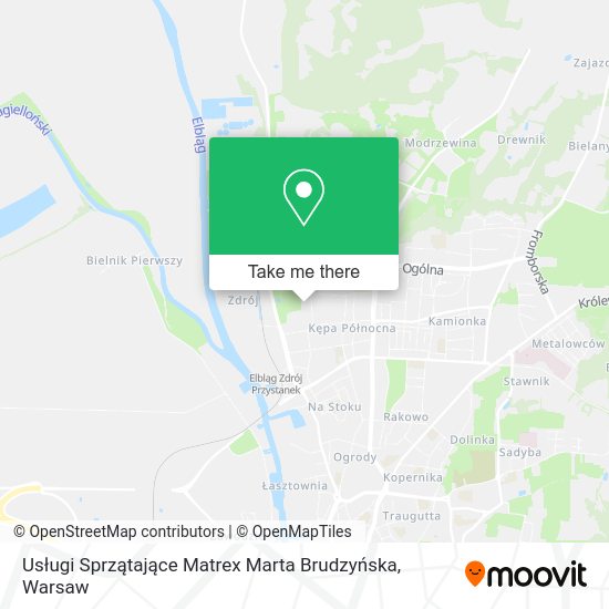 Usługi Sprzątające Matrex Marta Brudzyńska map