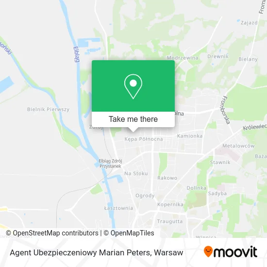 Agent Ubezpieczeniowy Marian Peters map
