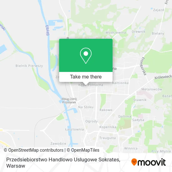 Przedsiebiorstwo Handlowo Uslugowe Sokrates map