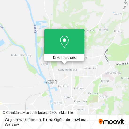Wojnarowski Roman. Firma Ogólnobudowlana map