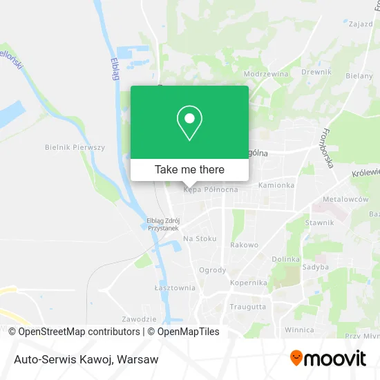 Auto-Serwis Kawoj map
